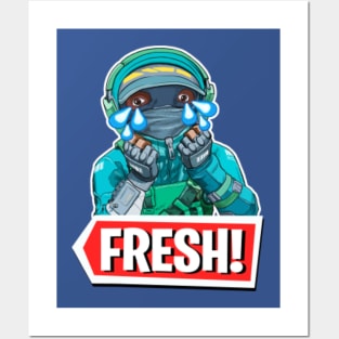 Fresh Crying Posters and Art